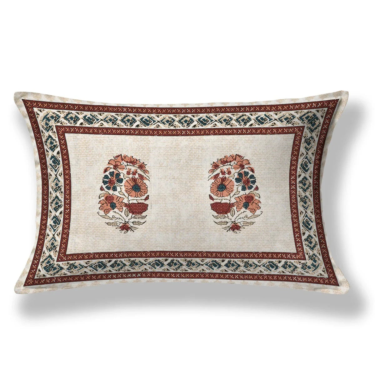 100% Pure Cotton | Single Bed | Bed Sheet - Ishita